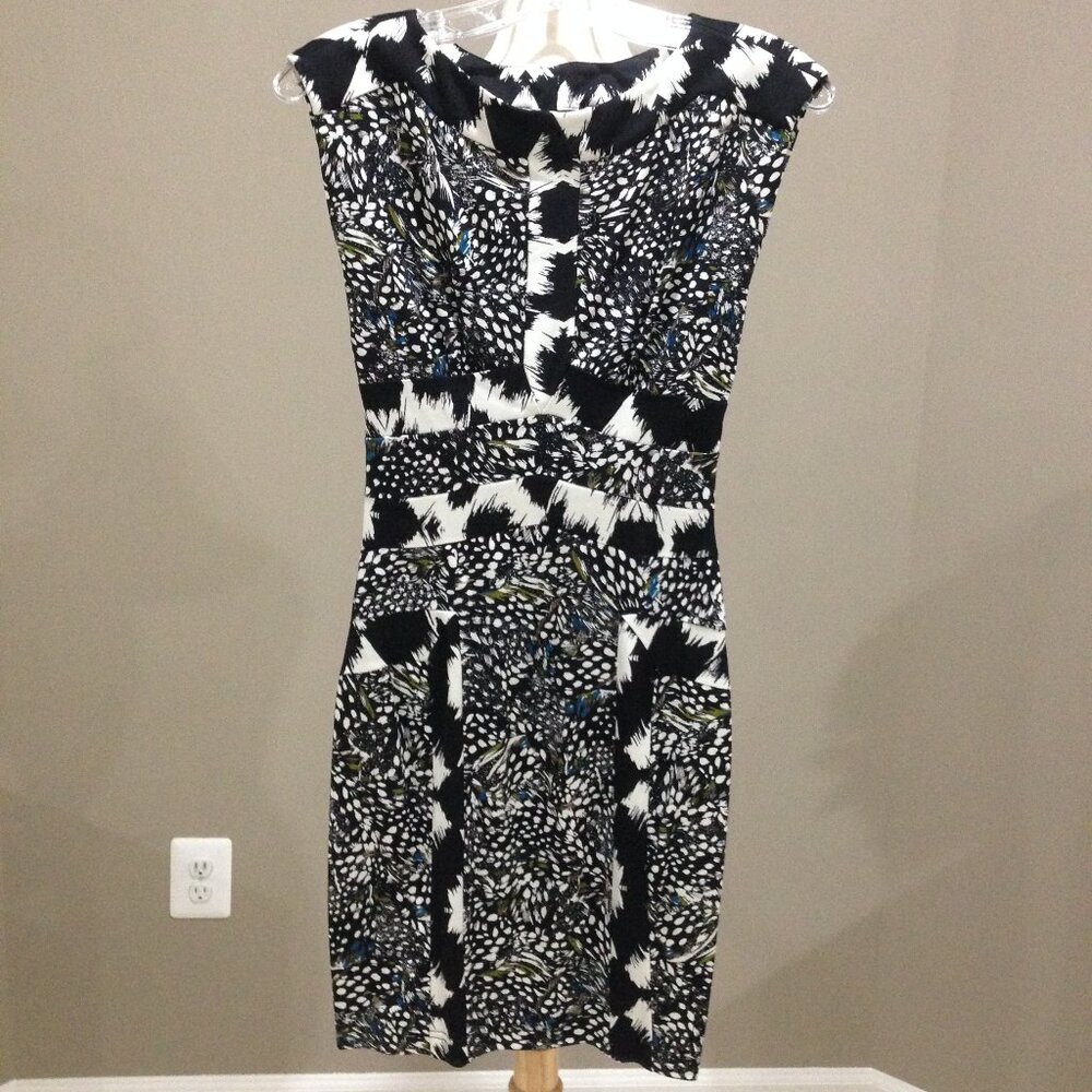 NWT Diane Von Furstenberg silk print mini dress